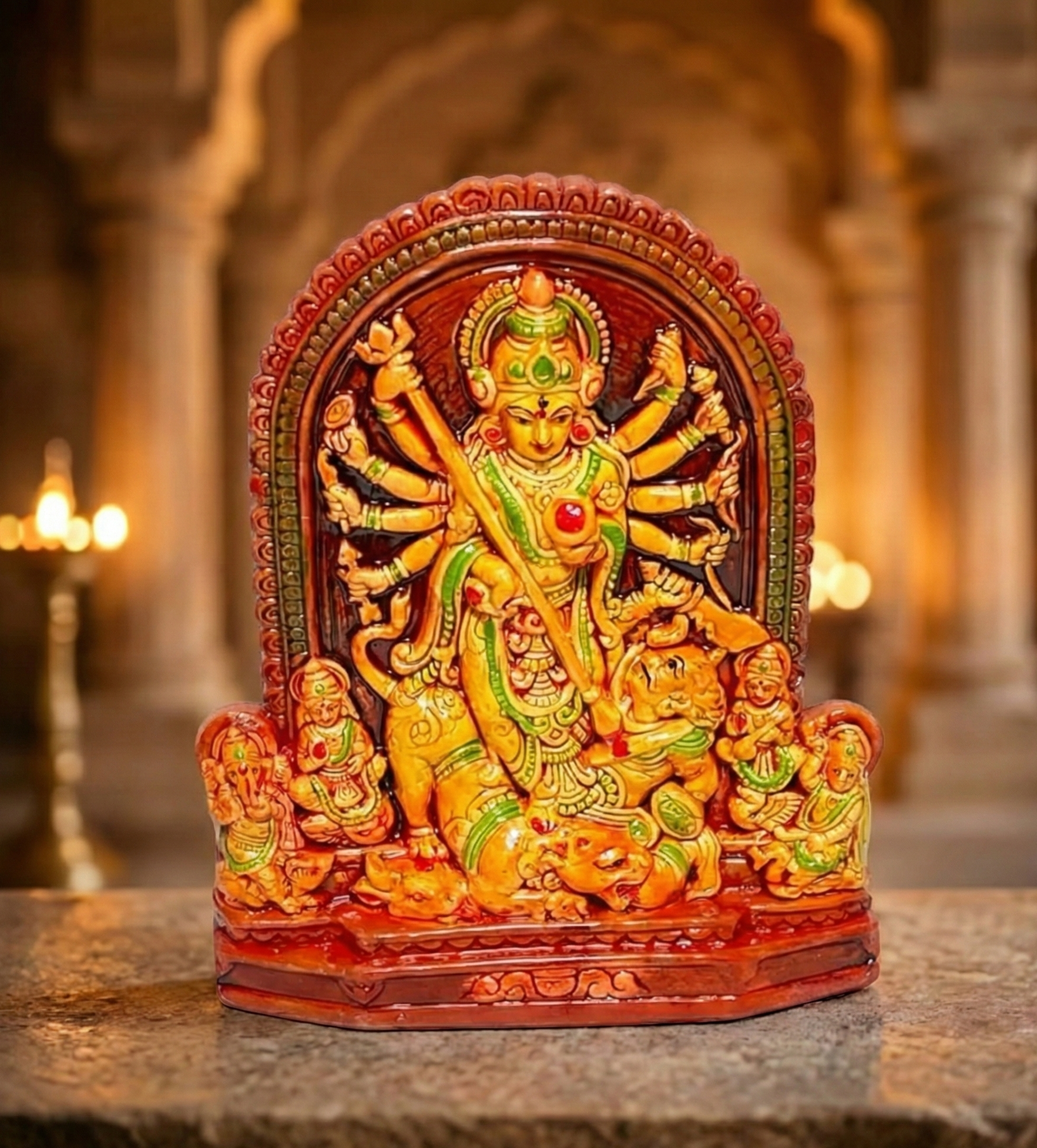 Maa Durga Idol Durga Maa Murti Multicolour | Durga MATA murti | Durga Idol Bengal