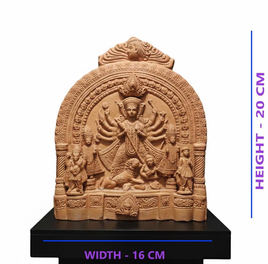 Hindu Goddess Durga and her family.